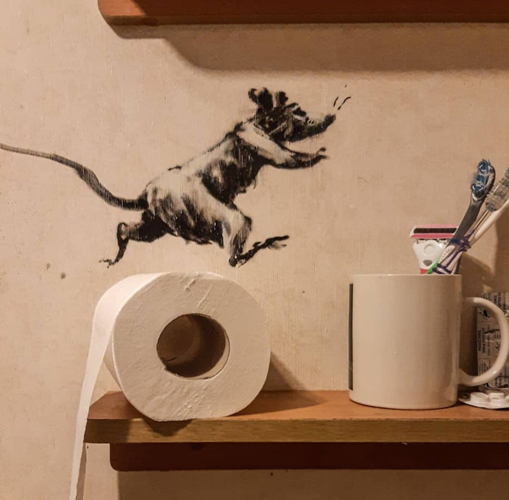 Bansky's toilet.