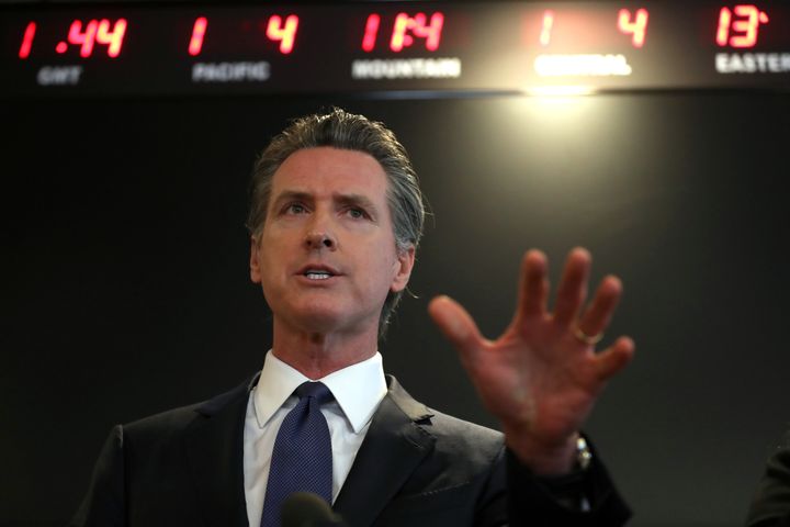 California Gov. Gavin Newsom issued a stay-at-home order to combat COVID-19 on March 19.