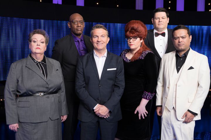Bradley Walsh (centre) with the other Chasers