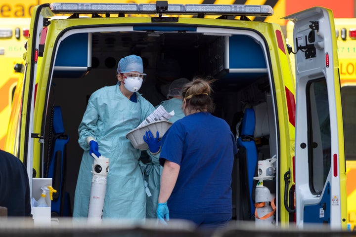 NHS workers in PPE.