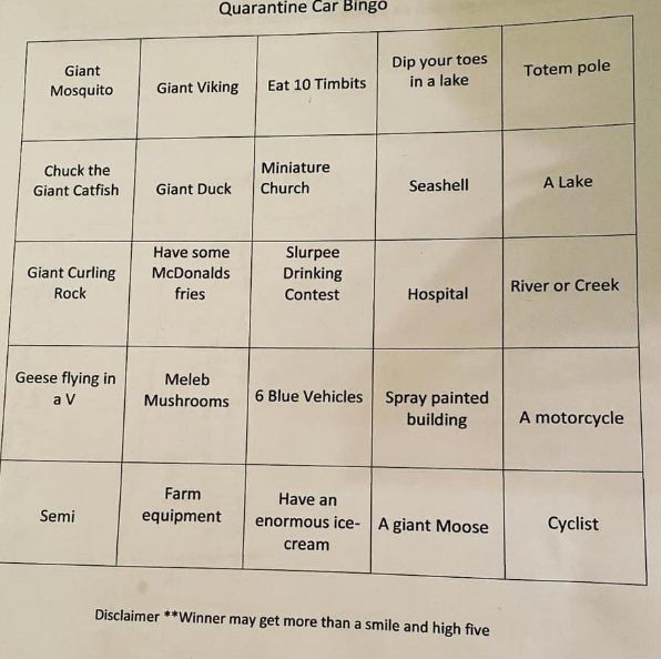 HuffPost Parents reader Amy shared this creative game of car bingo, which she plays with her kids. 