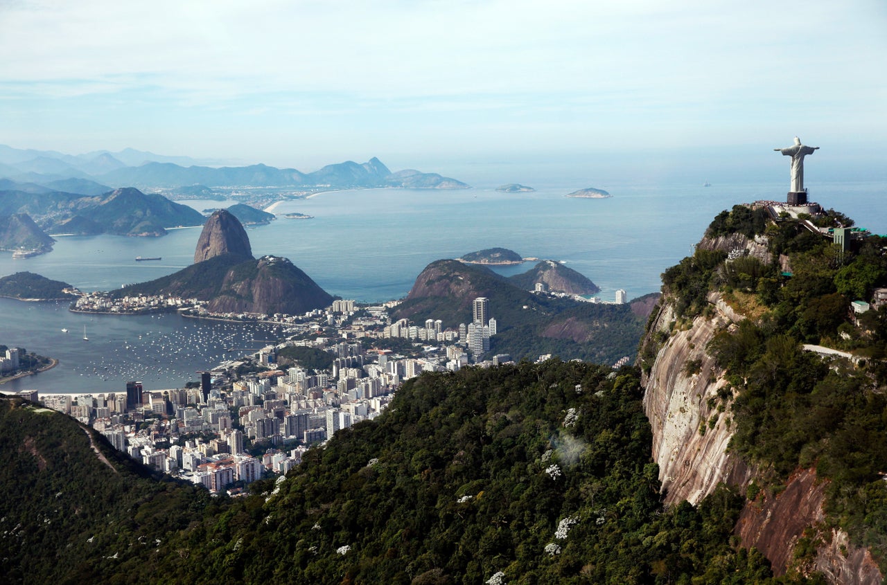 A view of Rio de Janeiro from the city's famous Christ the Redeemer statue. (Jamie Squire/Getty Images)