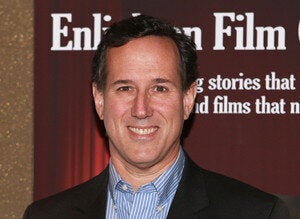 <div style="width:300;font-size:80%;"><em>Rick Santorum became the CEO of EchoLight Studios<br>in 2013. (Photo: Robin Marchant/Getty Images)</em></div>