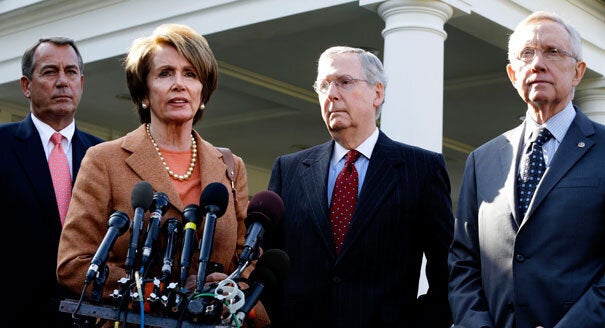 <em>From left to right, the candidates for the Speaker of the House, John Boehner and Nancy Pelosi, and the candidates for Se