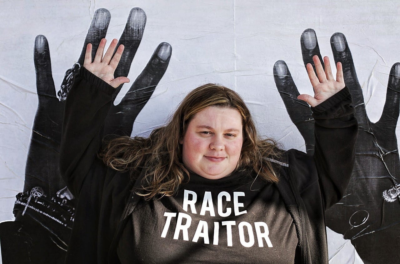 <div class="feature-caption"><em>Molly Greider said the protesters have become like a second family to her. (Emily Kassie/The Huffington Post)</em></div>