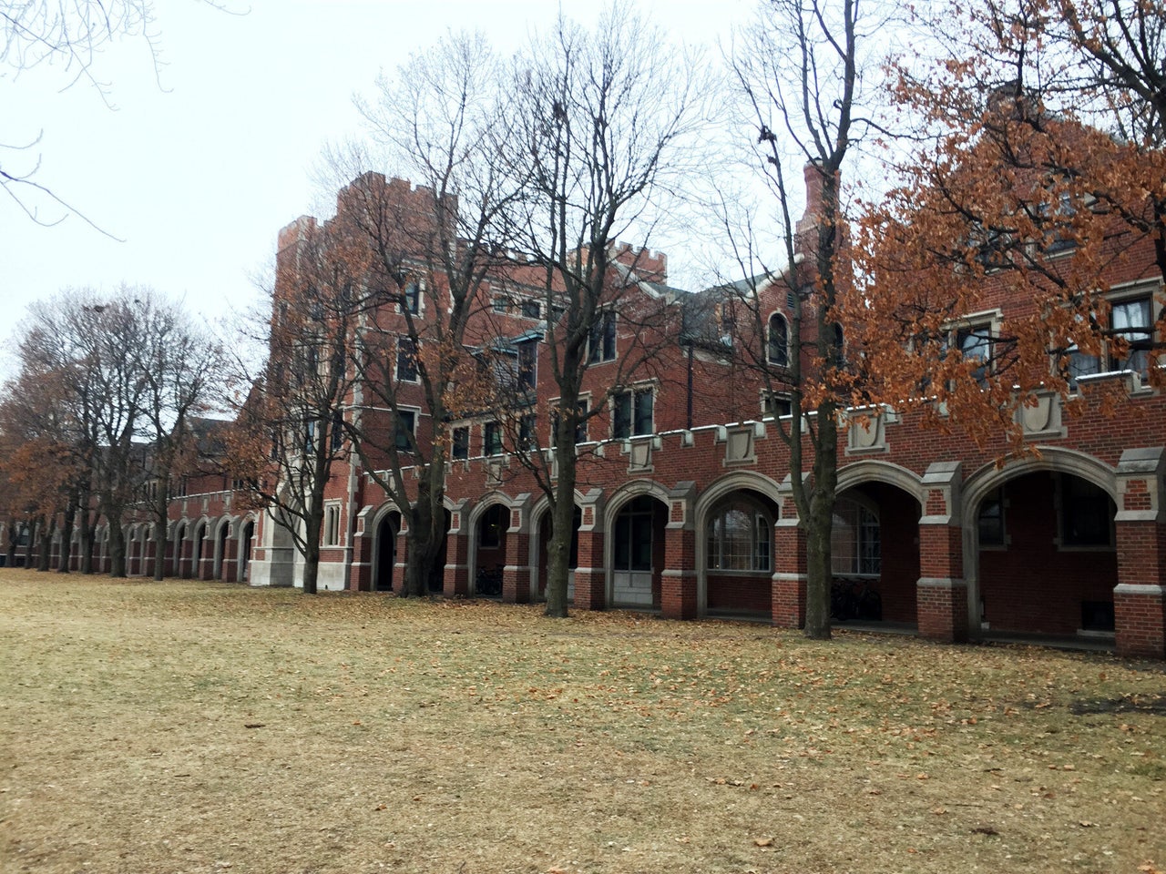 One of the residence hall buildings at Grinnell College that are located in three areas of the campus. Students who reported being sexually assaulted say they struggled with seeing the accused students in the lounges of their buildings.