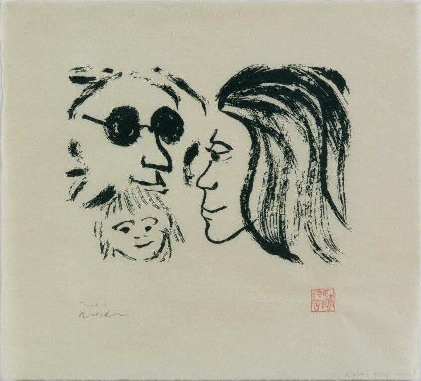 John Lennon, Family Of Peace, via Chasen Galleries