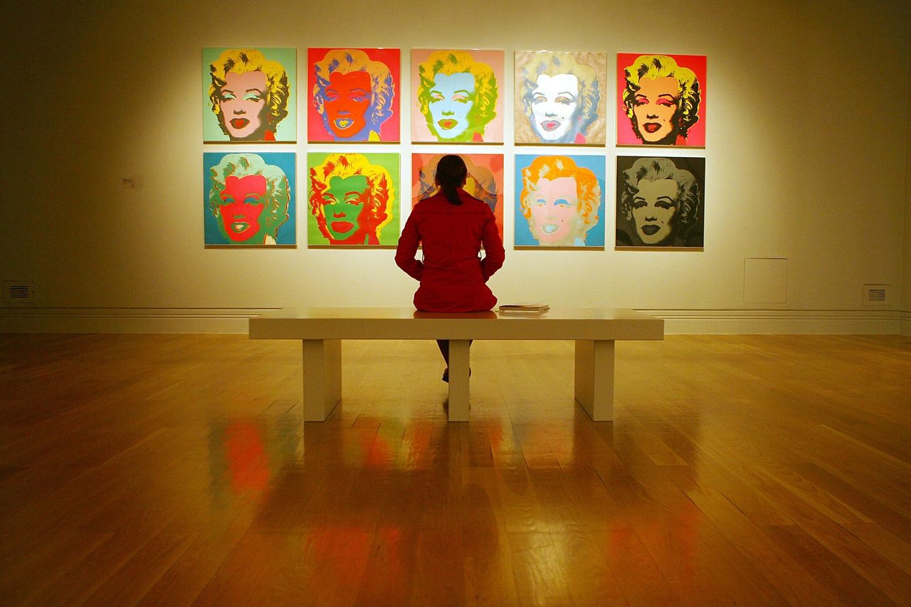  Andy Warhol's "Marilyn 1967" (Courtesy of Ben Stensall/AFP/Getty Images)
