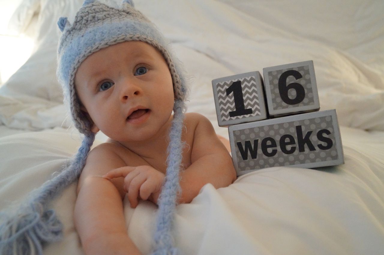 Wendy Burch's son, Brady, at 16 weeks old.