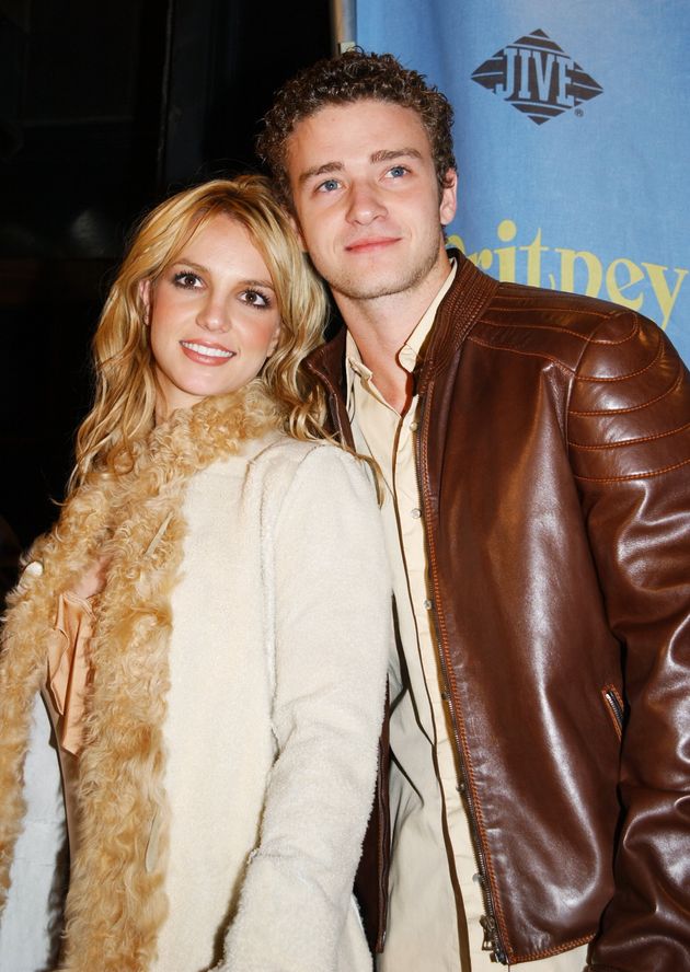 Britney and Justin at the height of their relationship in 2001