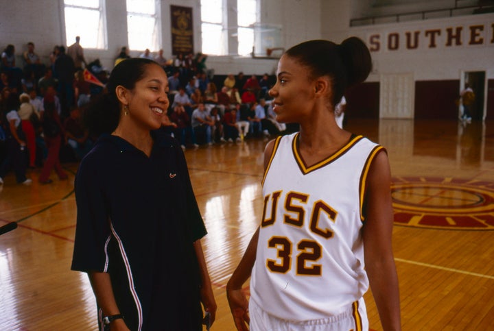 Writer and Director Gina Prince-Bythewood with Sanaa Lathan. 