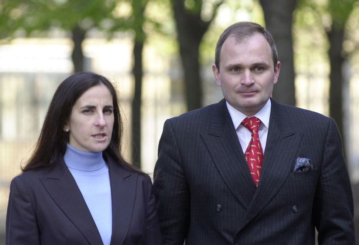 Diana and Charles Ingram pictured during their trial in 2003