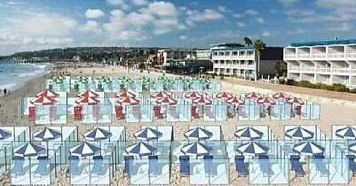 En Italie Des Vitres Sur Les Plages Pour Se Proteger Du