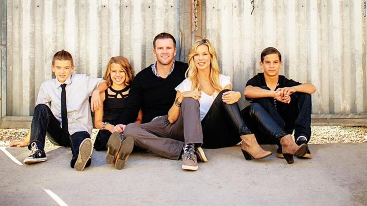 The Ancich’s family photo that was used in the Facebook ad.