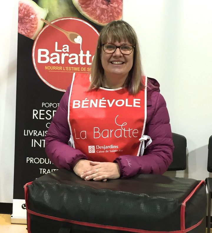 Ann Chrétien, bénévole pour l'organisme La Baratte à Québec