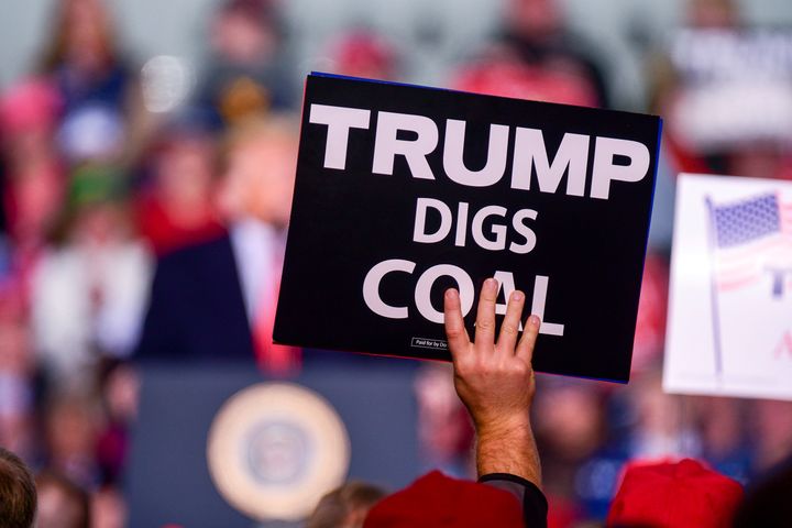 A Trump rally in November 2018 in Huntington, West Virginia.