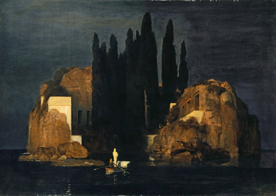Die Toteninsel (Isle of the Dead) Arnold Böcklin 1880 & 1886