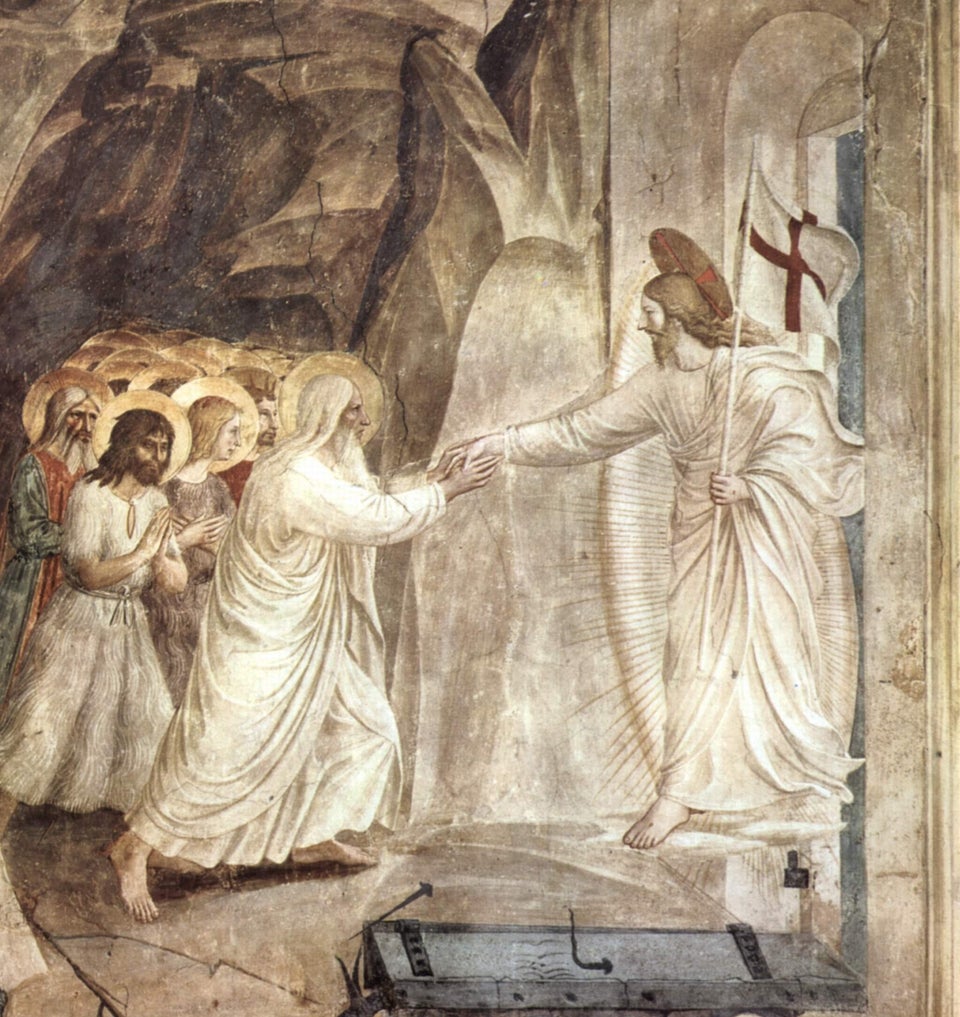 Φρα Αντζέλικο - Ο Χριστός στον Άδη προσφέρει τη Σωτηρία στις ψυχέςΚατά τη χριστιανική παράδοση όταν ο Χριστός κατέβηκε στον Άδη και κήρυξε τη νέα θρησκεία, ο πρώτος ανάμεσα στους ειδωλολάτρεις ο οποίος ασπάστηκε το μήνυμα της Αναστάσεως ήταν ο Πλάτων.