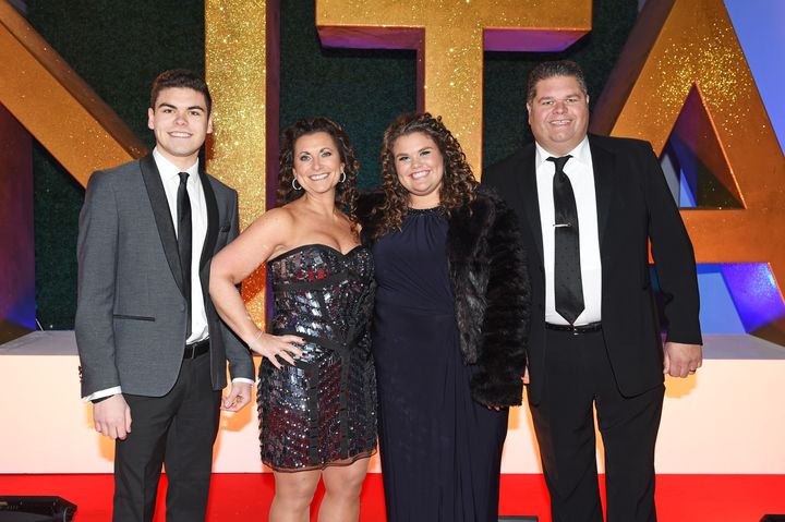 The Tapper Family at the NTAs in 2017