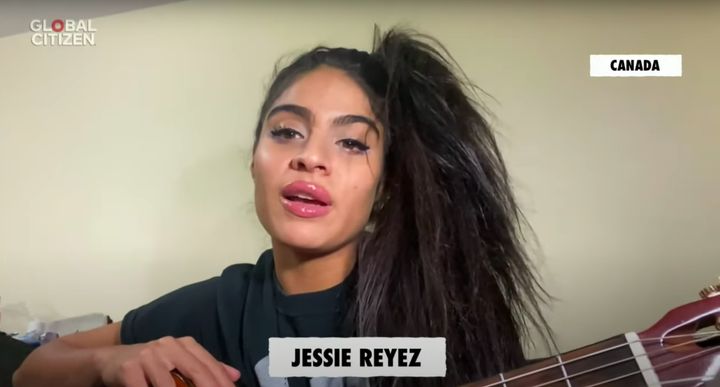 Jessie Reyez sang her song "Coffin" at the One World concert.