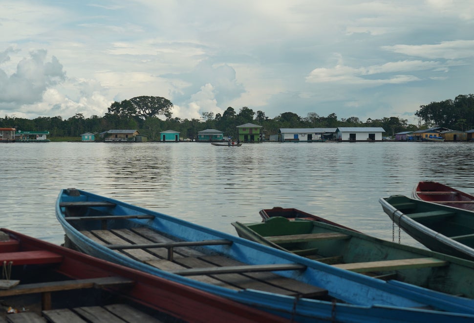 View of Carauari town where residents fear the reach and spread of the coronavirus COVID-19 pandemic in the Amazon, Brazil on