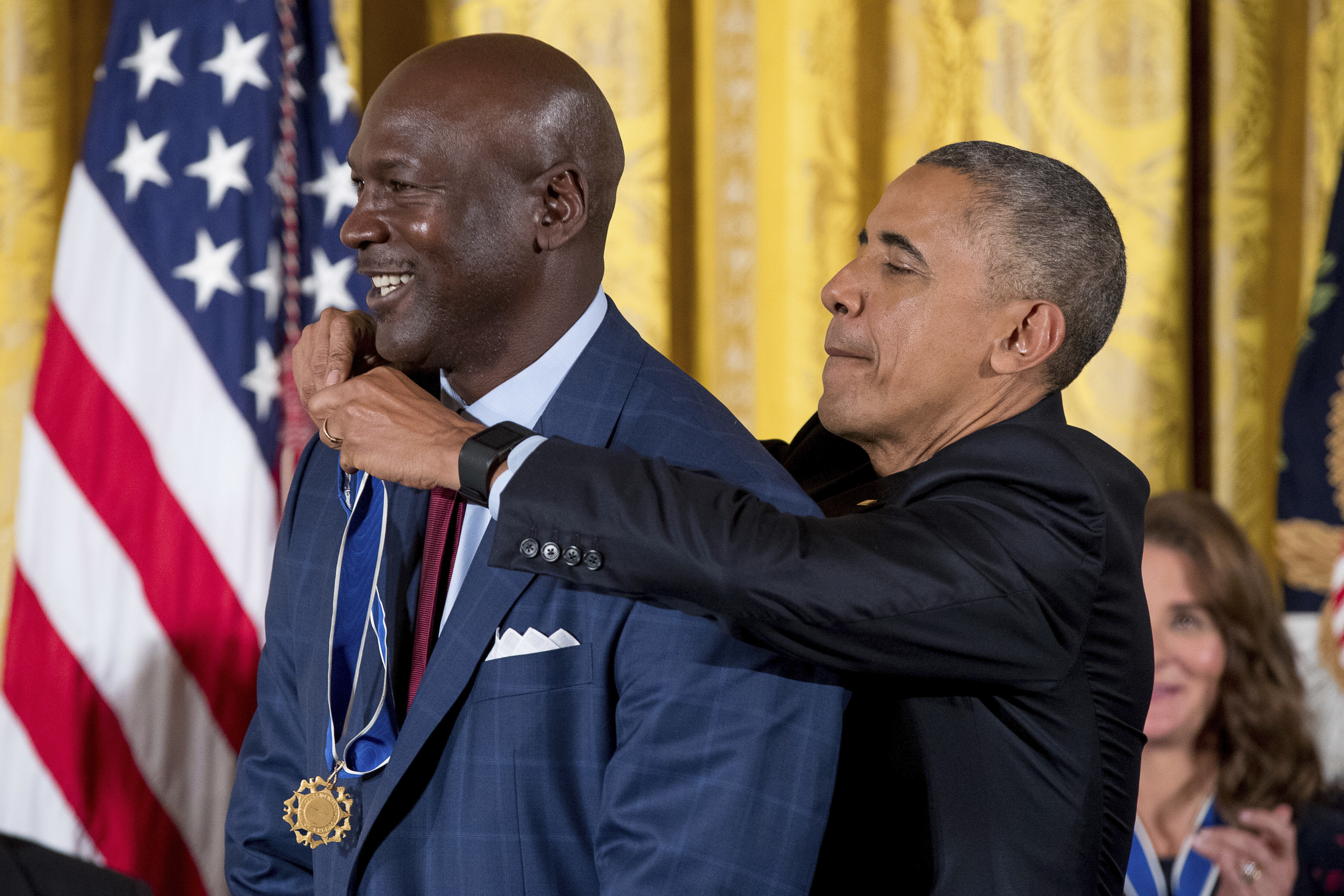 Barack Obama Introduced As 'Former Chicago Resident' In Michael Jordan ...