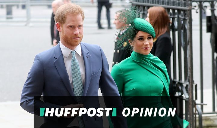 Meghan and Harry attend the 2020 Commonwealth Day service