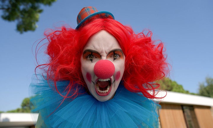 Clowning around: Villanelle did not take well to managing an assassin
