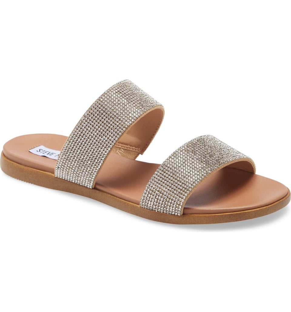 Dual woven slide sandal best sale steve madden