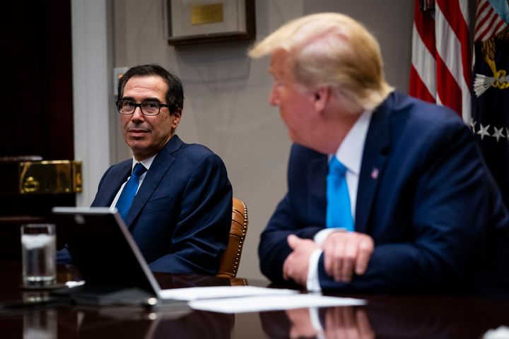 Treasury Secretary Steven Mnuchin has urged Congress to immediately replenish the aid to small businesses under the CARES Act.