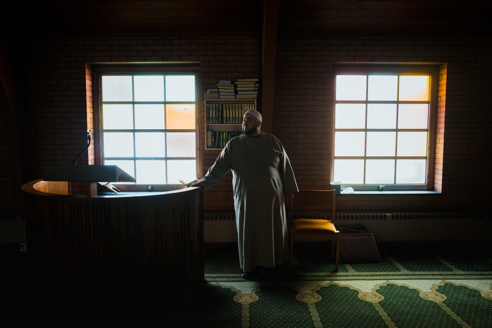 Imam Osamah Salhia, at the Islamic Center of Passaic County in Clifton, New Jersey, has been live-streaming services to thous