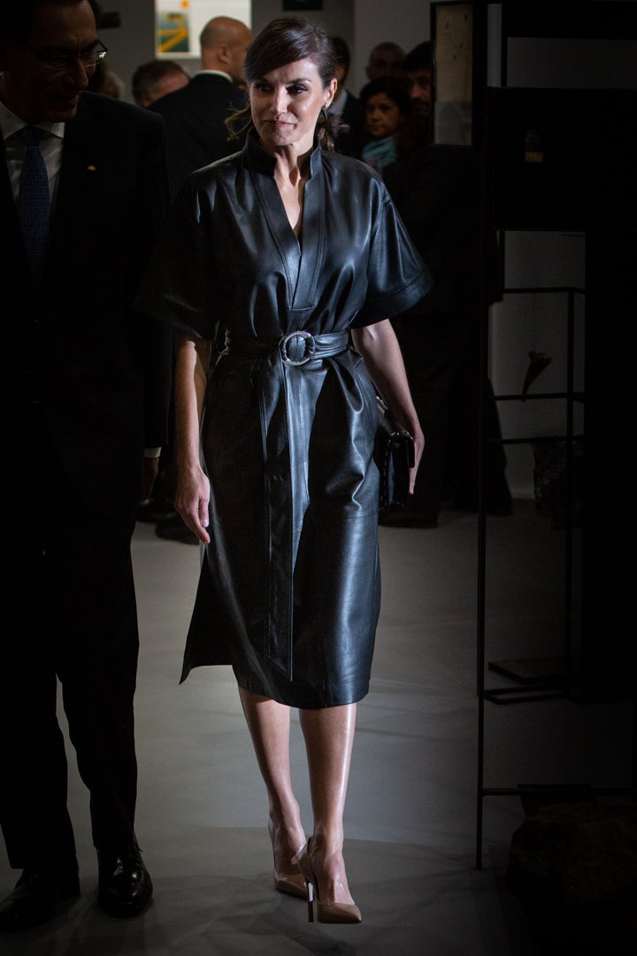 La reina Letizia, en la inauguración de ARCO 2019.