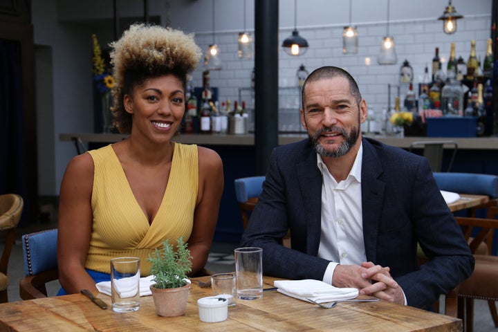 Dr Zoe Williams and Fred Sirieix in The Restaurant That Burns Calories