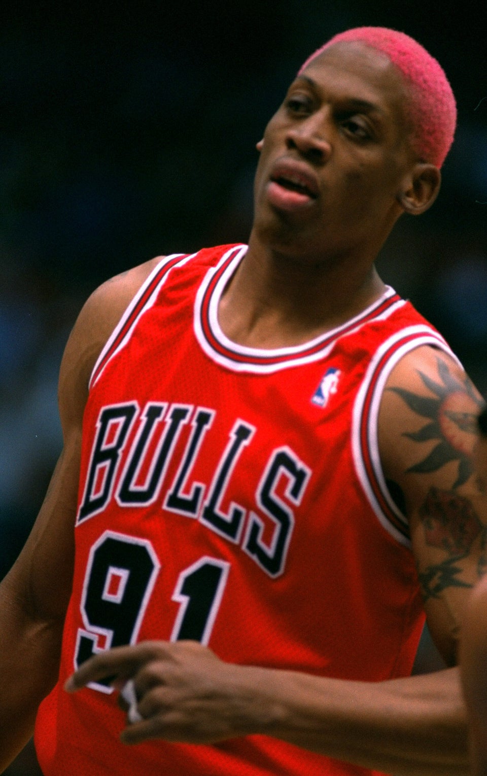 28 Photos Of Dennis Rodman's Iconic, Ridiculously Colorful Hair