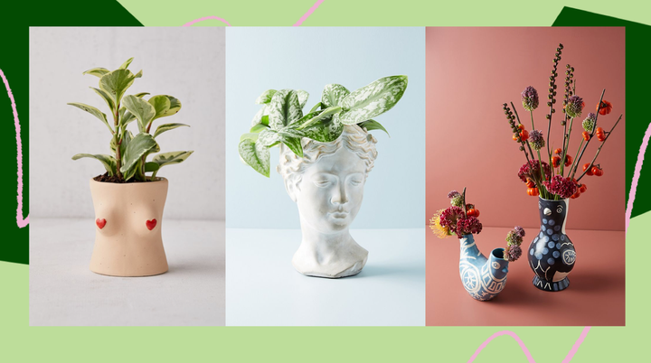 If you have a green thumb and a new indoor garden, these cute pots and planters will give all your plants a home.