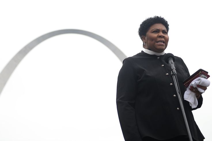 Rev. Traci Blackmon is a minister for justice and local church ministries for the United Church of Christ, and the senior pastor of Christ The King United Church of Christ in Florissant, Missouri.