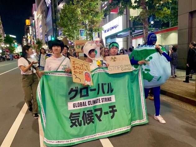 2019年9月に東京で行われたグローバル気候マーチの様子