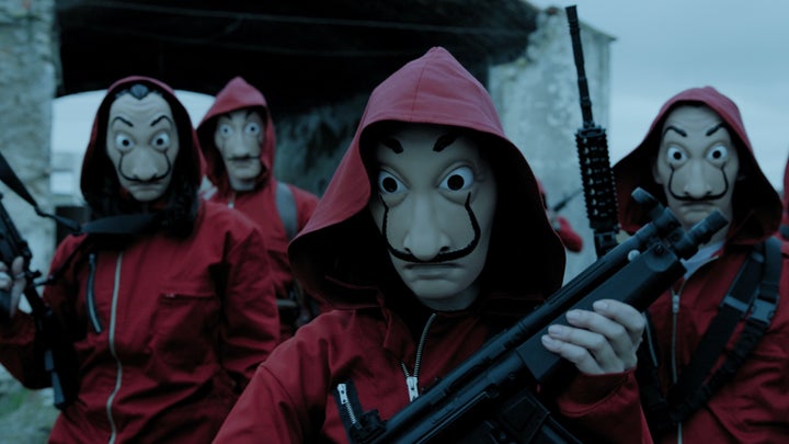Una imagen de 'La casa de papel', serie de Netflix.