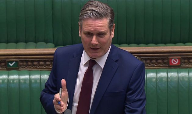 Labour leader Sir Keir Starmer speaking during Prime Minister's Questions in the House of Commons, London.