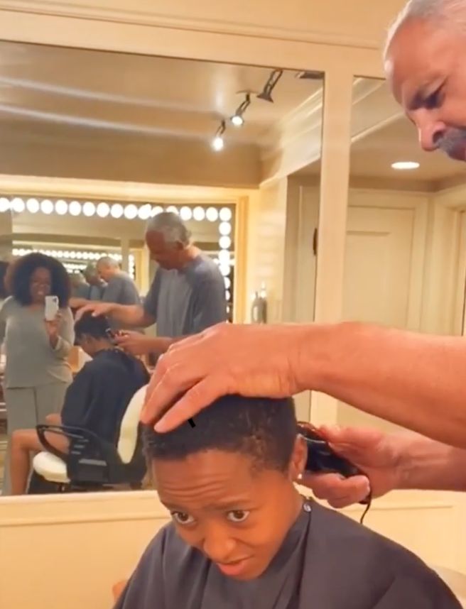 Oprah’s Man Stedman Is Now A Barber!?  [VIDEO]