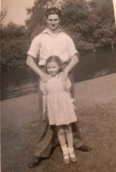Ziggy Bernstein with his sister Judy when she was six