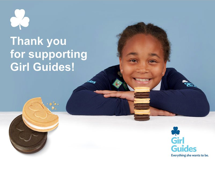 Because Girl Guides can't go door to door, several retail chains around the country are stocking their cookies in store.