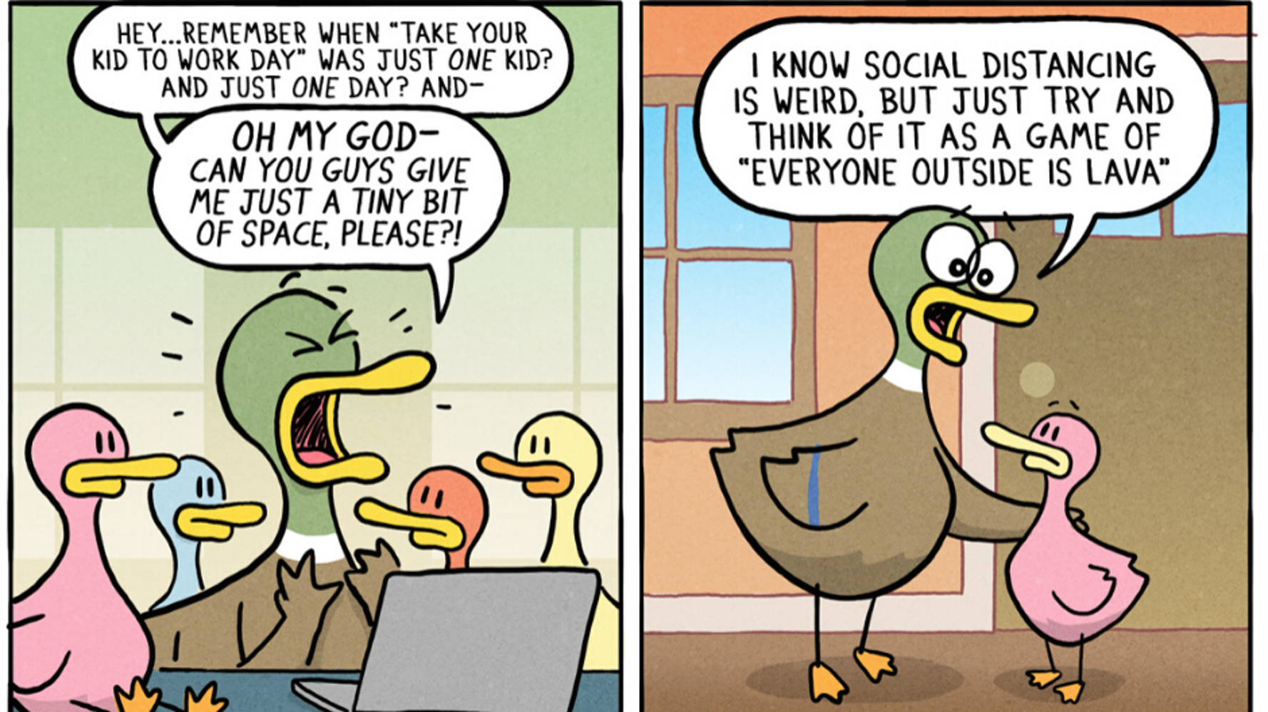Dad S Relatable Comics Sum Up Parenting During A Pandemic