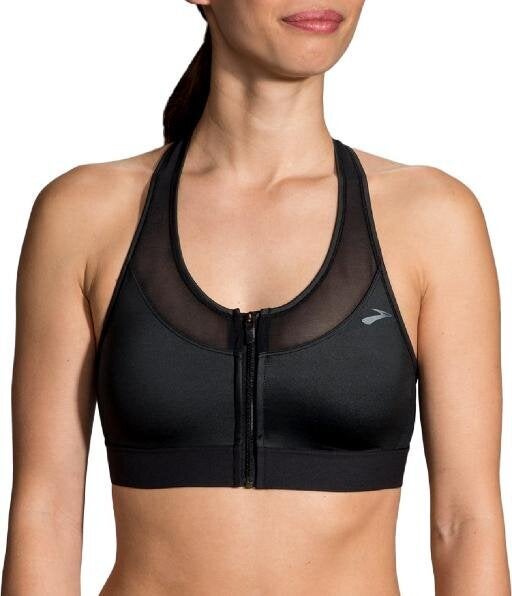 hanes zip front sports bra