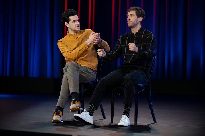 Ben Schwartz and Thomas Middleditch in their new comedy special.