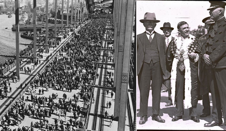 The mayor of Sydney before the opening of the Sydney Harbour Bridge. SMH Picture by STAFF (Photo by Fairfax Media via Getty Images/Fairfax Media via Getty Images via Getty Images)