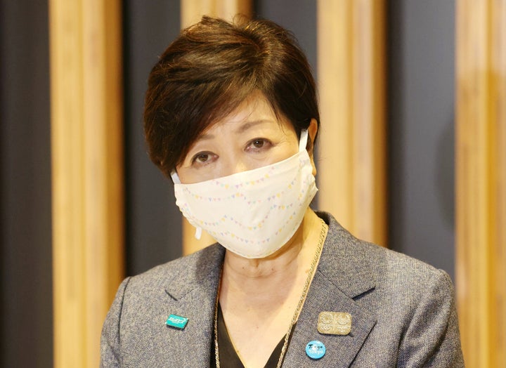 東京都の小池百合子知事＝4月22日