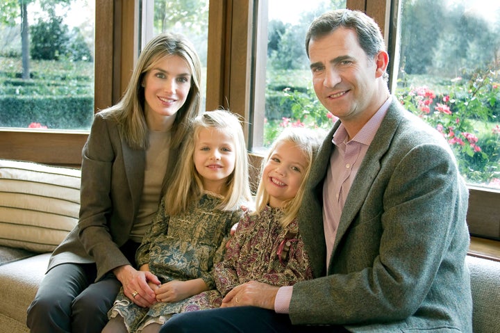 Felicitación de Navidad de Felipe y Letizia en 2011.