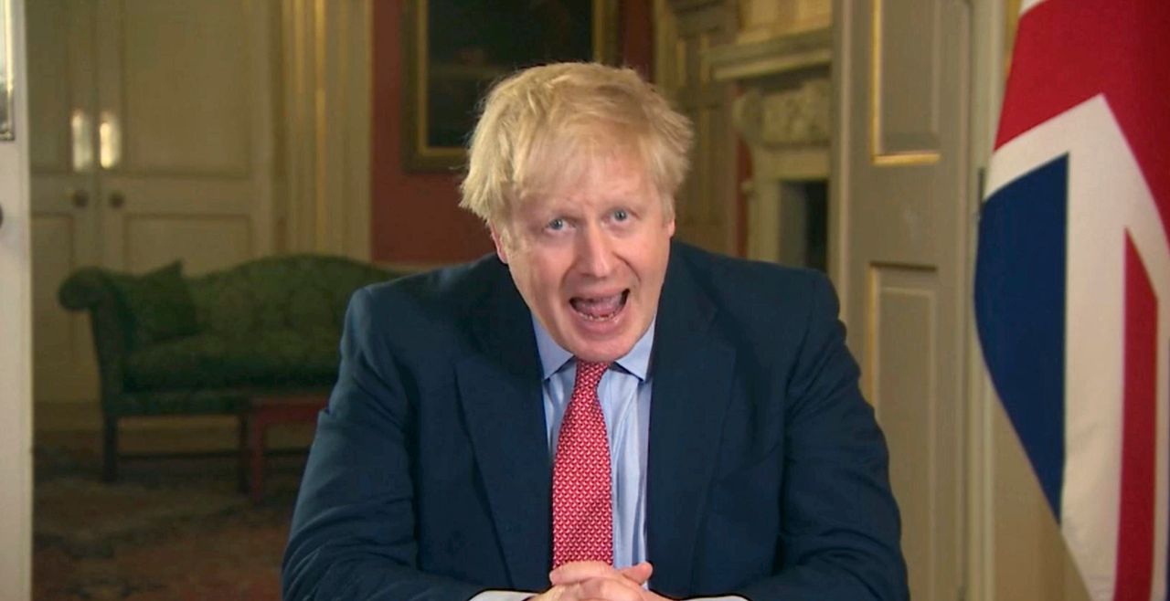 Boris Johnson puts Britain on lockdown on March 23. The prime minister has not been seen for weeks after becoming seriously ill with Covid-19. He is expected to return to work soon