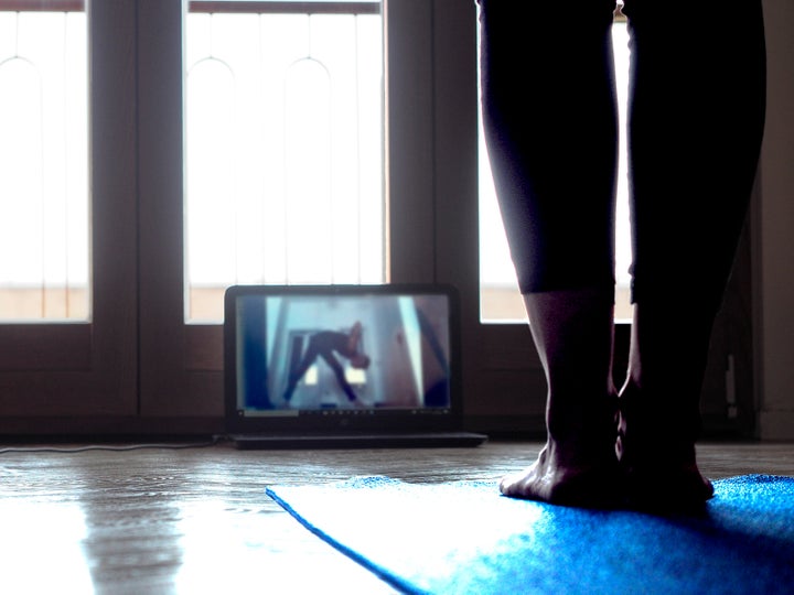 Sarah Kenien, one of our audience editors, said doing yoga with her friends in the morning helps kick-start her day. 